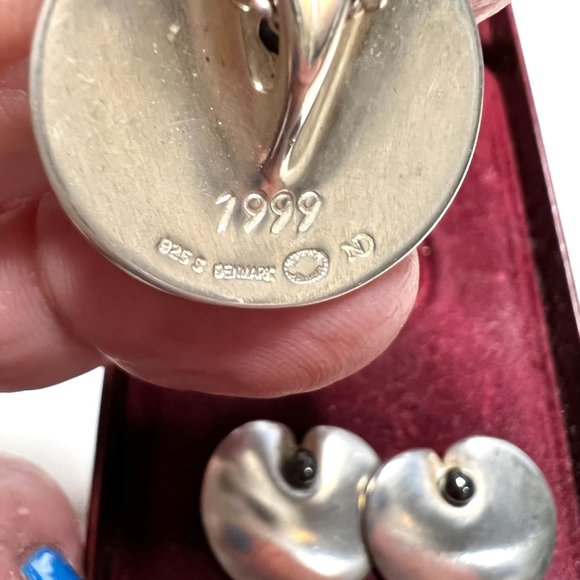 RARE! NIB Georg Jensen by Nanna Ditzel Necklace & Earring Set - Picture 5 of 5